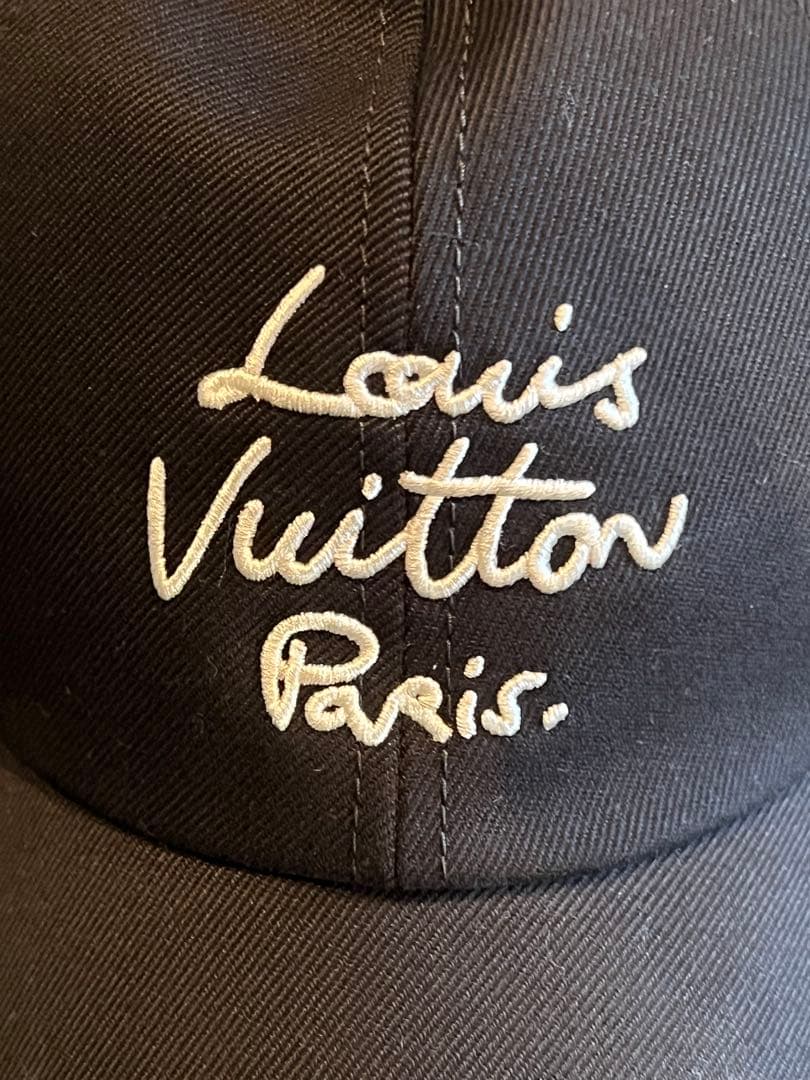 直営店 正規品 LOUIS VUITTONルイ・ヴィトンキャップ・LVスクリプト
