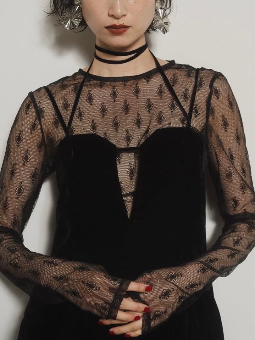 スーツ・フォーマル・ドレス Knuth Marf pattern lace all in one XS