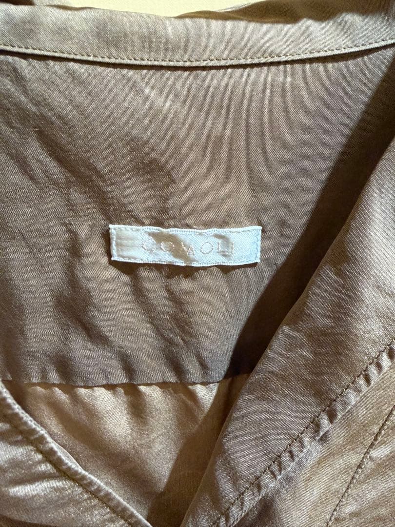 COMOLI シルクスキッパーシャツ　1 コモリ　レショップ