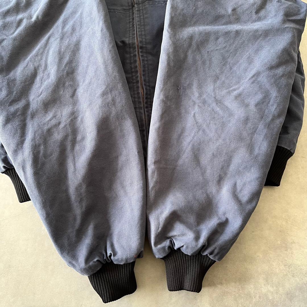 90s Berne Apparel ダック生地ワークジャケット　フェードネイビー