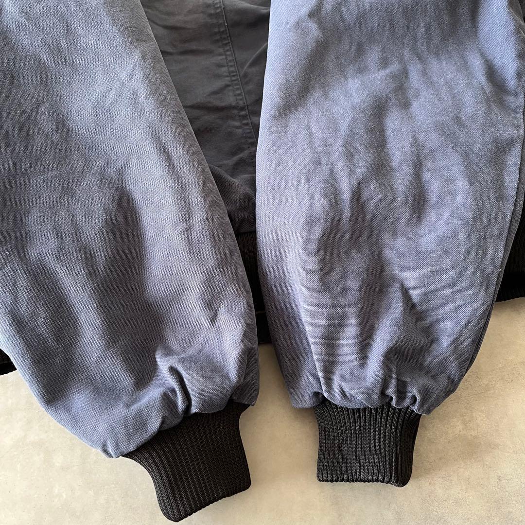 90s Berne Apparel ダック生地ワークジャケット　フェードネイビー