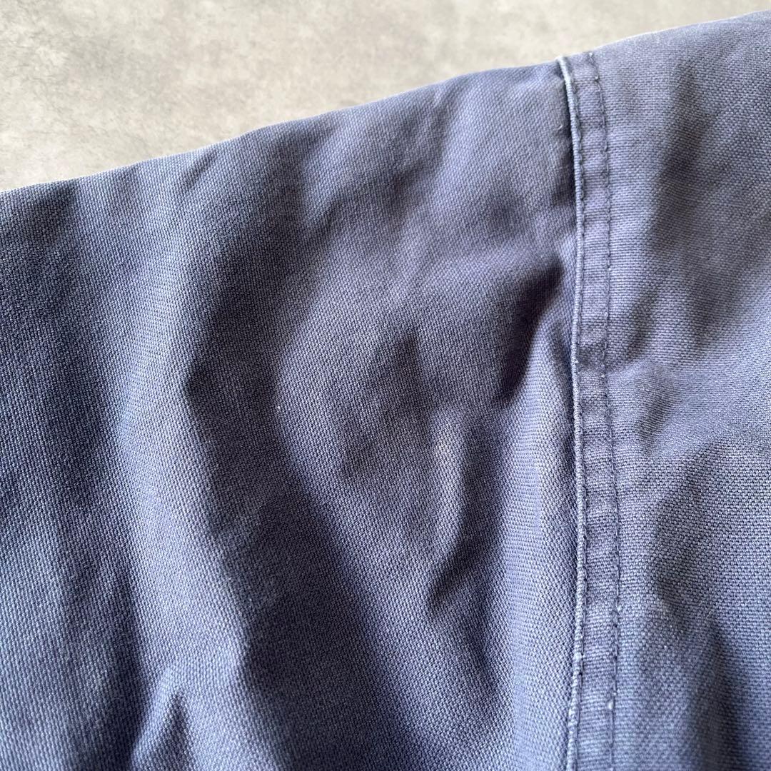 90s Berne Apparel ダック生地ワークジャケット　フェードネイビー