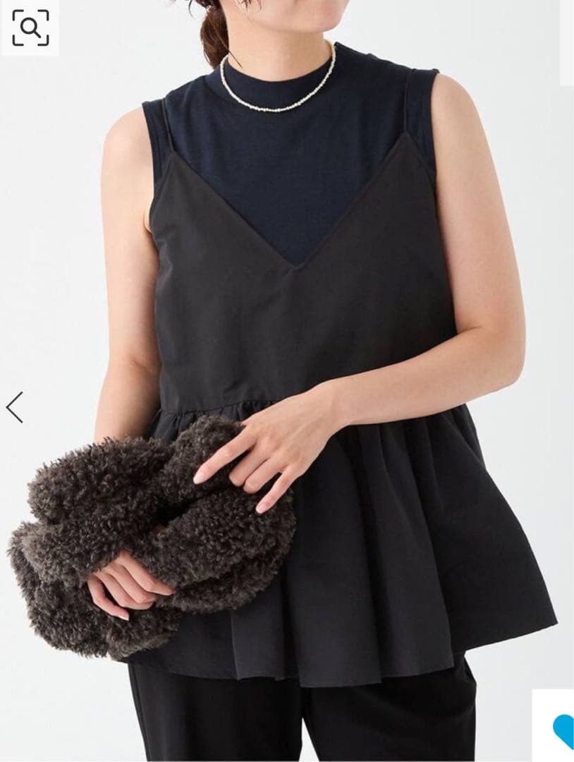 【美品】IENA グログランキャミブラウス