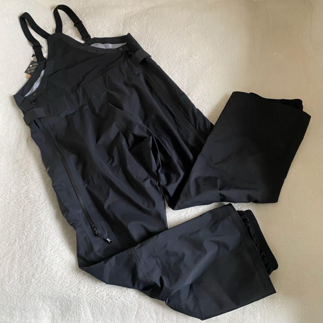 新品THE NORTH FACE ゴアテックス　スキー　スノボ　ビブ　黒　XL