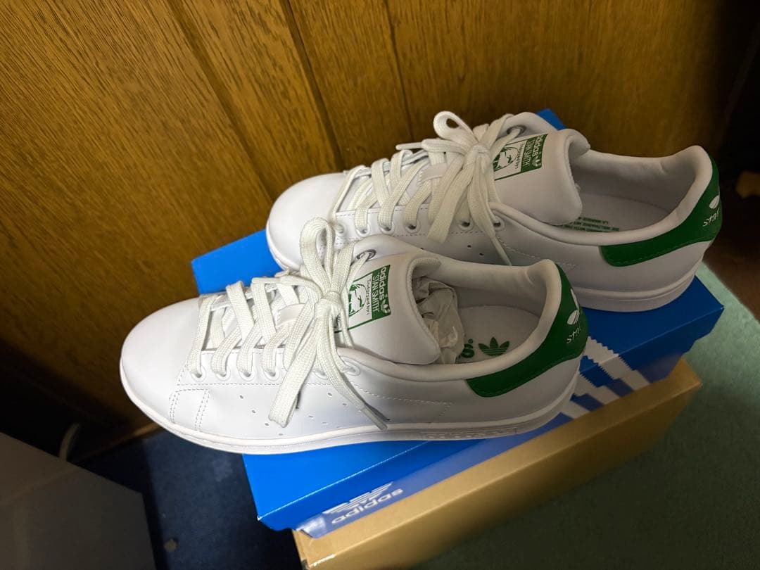 adidas STAN SMITH ホワイト/グリーン 24cm男女兼用　未使用