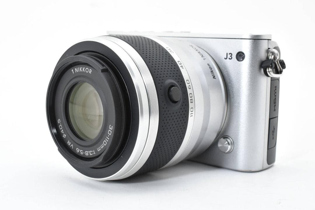 ★極上品★ショット数5902回★ニコン 1 J3 シルバー 1 #586