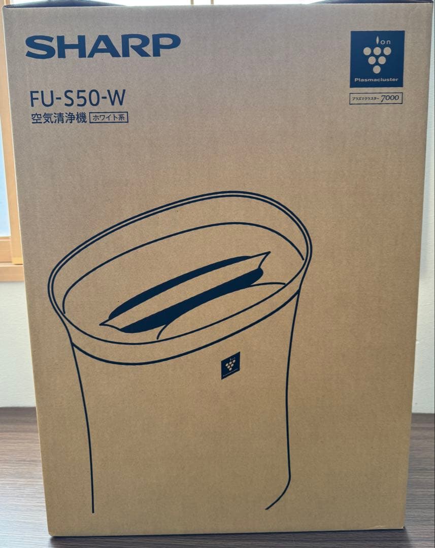 新品未開封　シャープ　空気清浄機 FU-S50-W