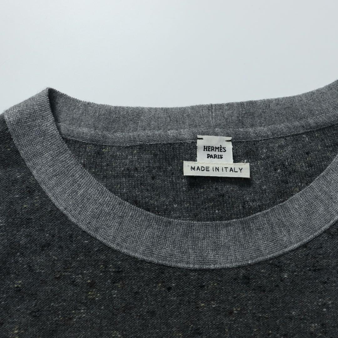 新品　HERMES エルメス　カシミヤ製　チュニック　ワンピース　ニット