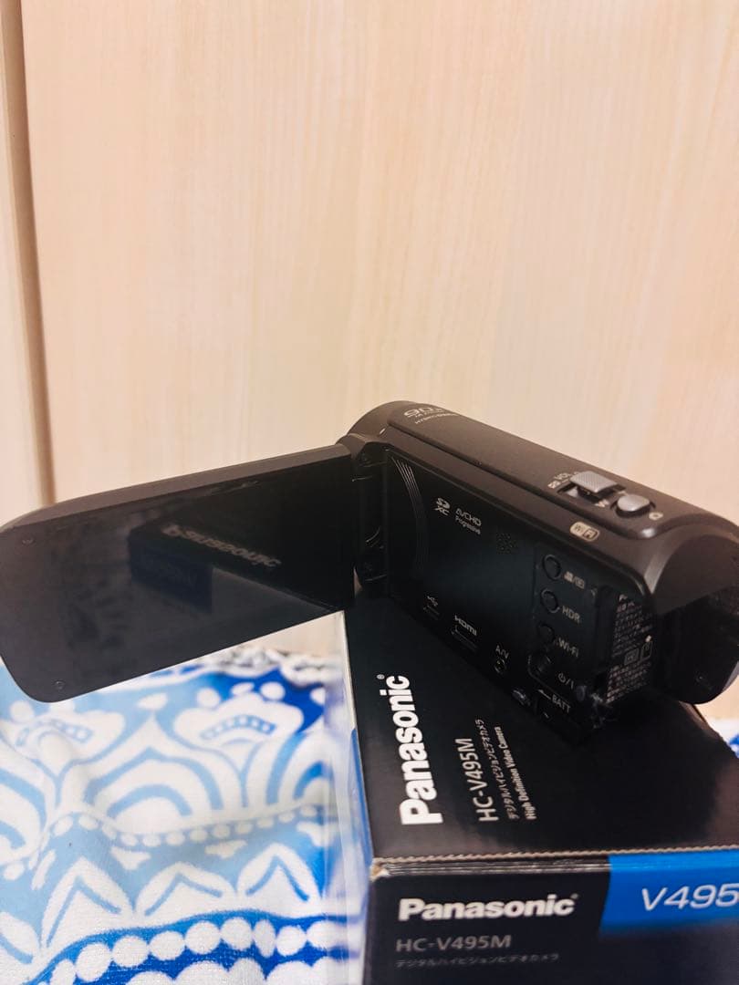 美品展示品!Panasonic HC-V495M ビデオカメラ 本体 64GB