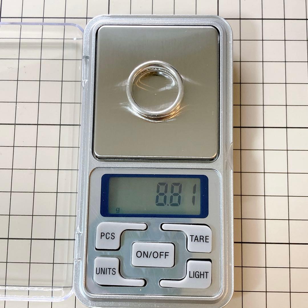 【美品】ティファニー ナロー リング 約17号 925 シルバー 1837