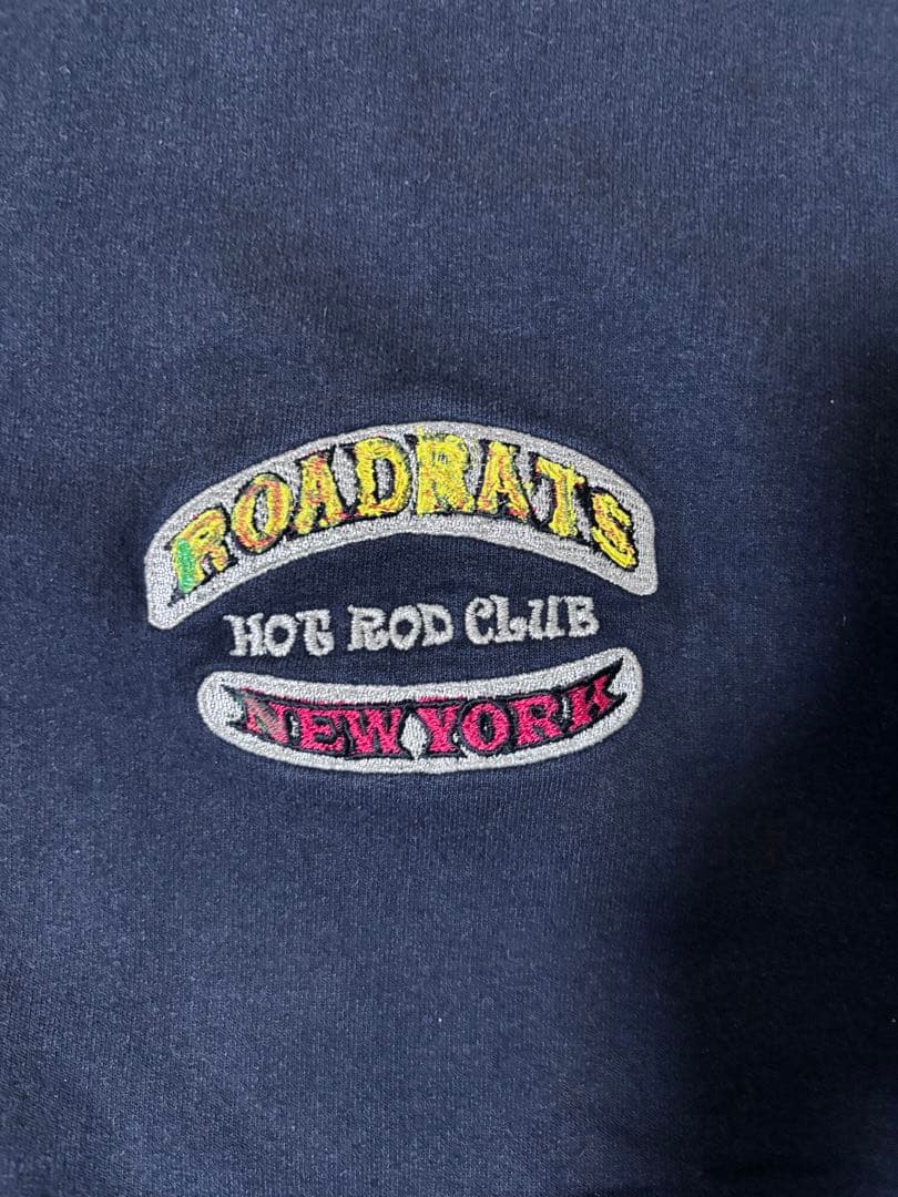ROADRATS ホットロッドクラブ 刺繍スウェット　ヘインズ　Hanes