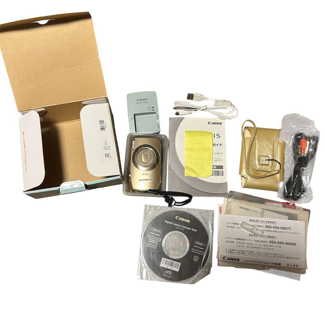 【極美品/完動品】Canon IXY 31S ゴールド 箱付き付属品◎ キャノン