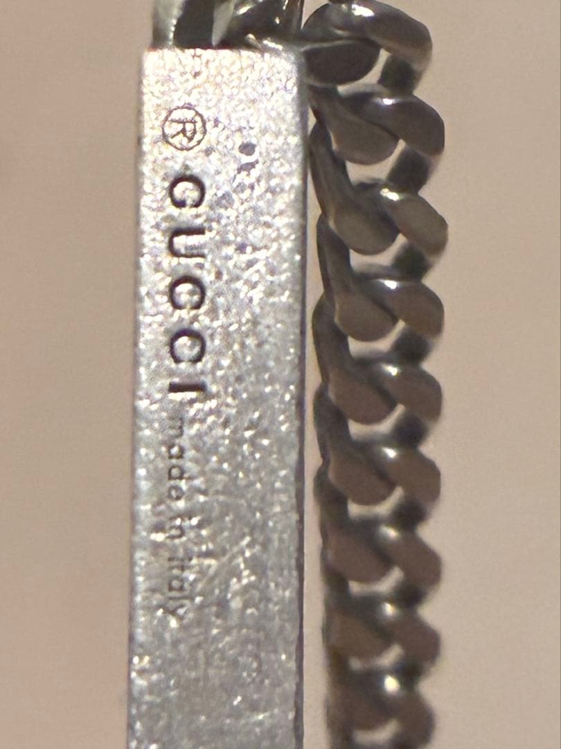 GUCCI グッチ シルバー ゴースト ネックレス 455314