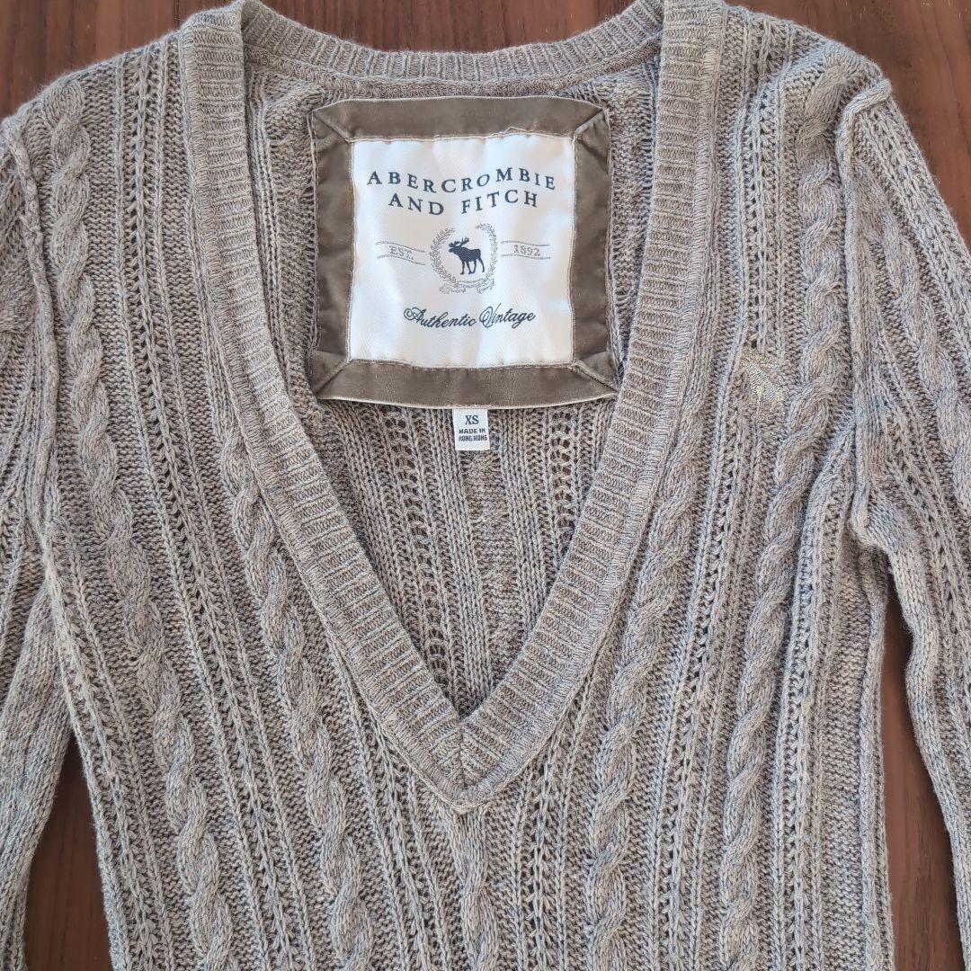 VINTAGE00s Abercrombie&Fitch y2k knit XＳ