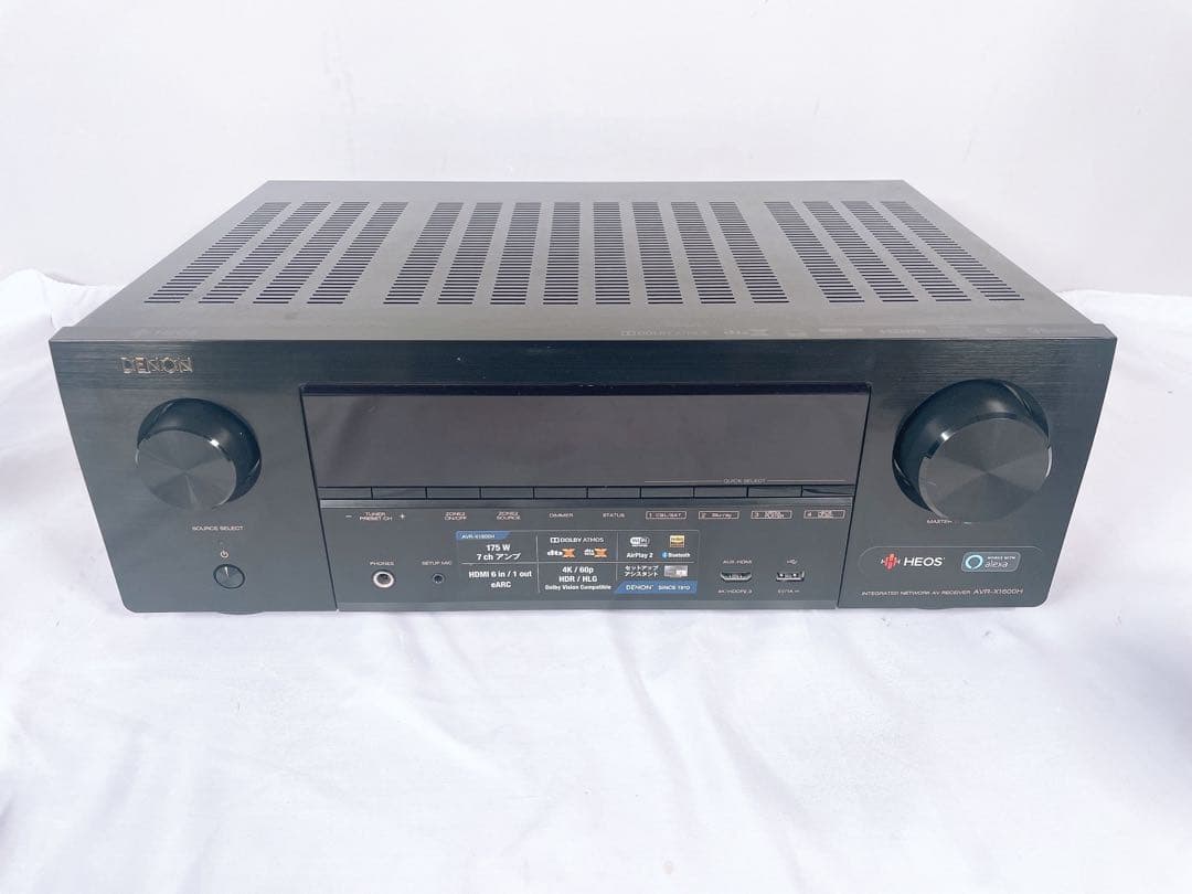 【美品】 DENON AVサラウンドレシーバー 7.2ch AVR-X1600H
