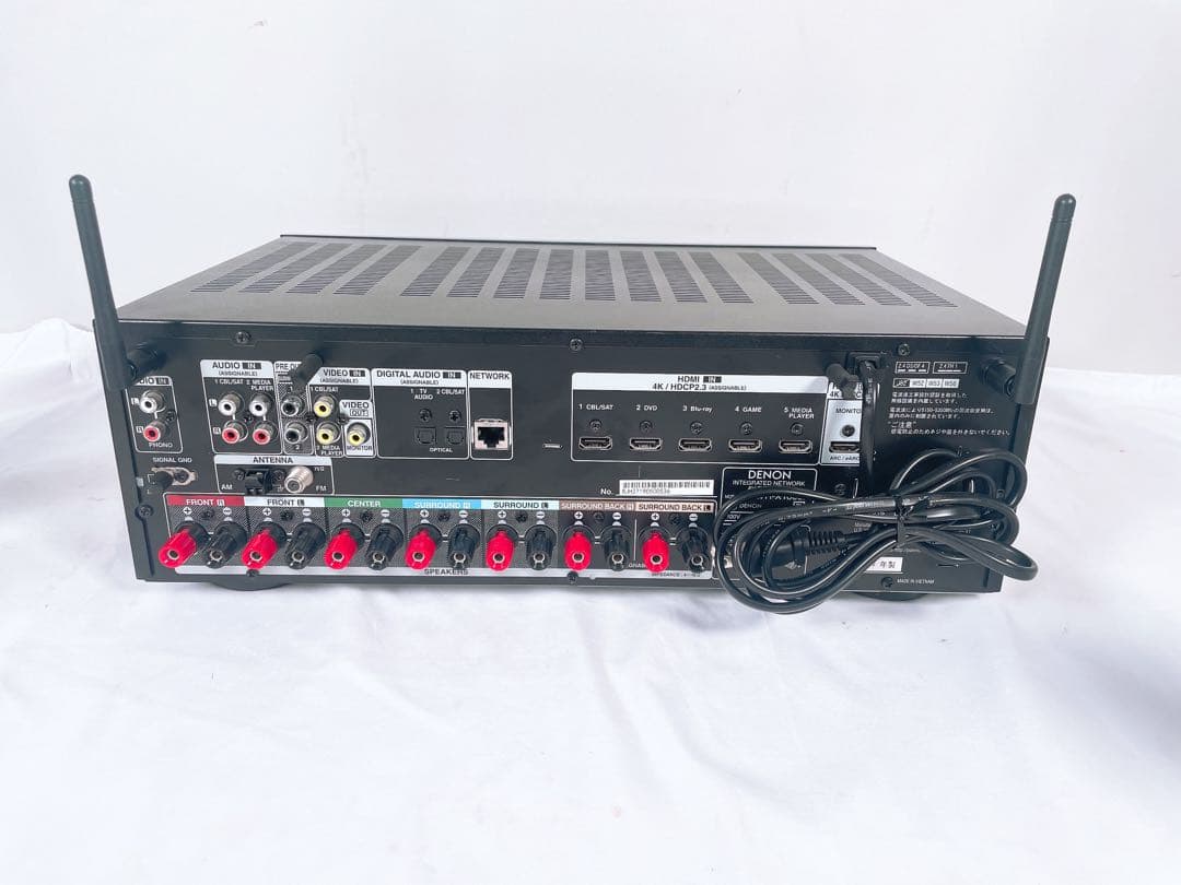 【美品】 DENON AVサラウンドレシーバー 7.2ch AVR-X1600H