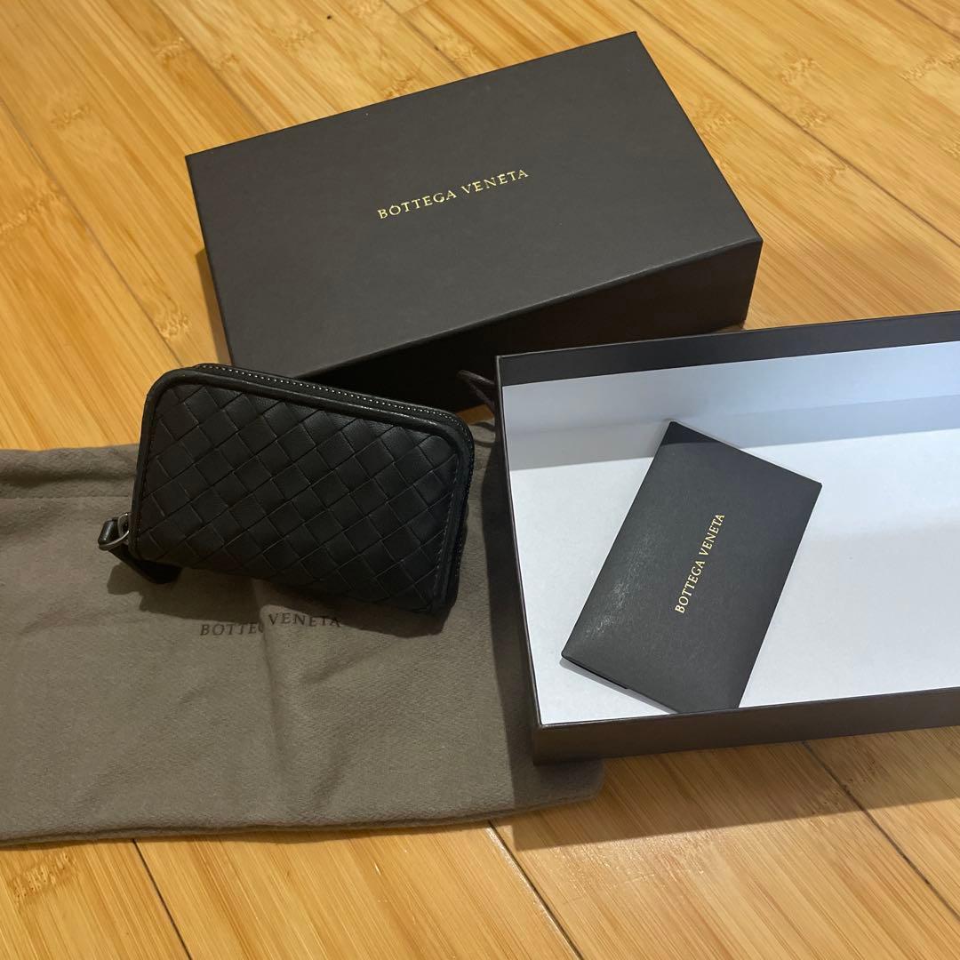 ボッテガヴェネタ、長財布、ケース、黒