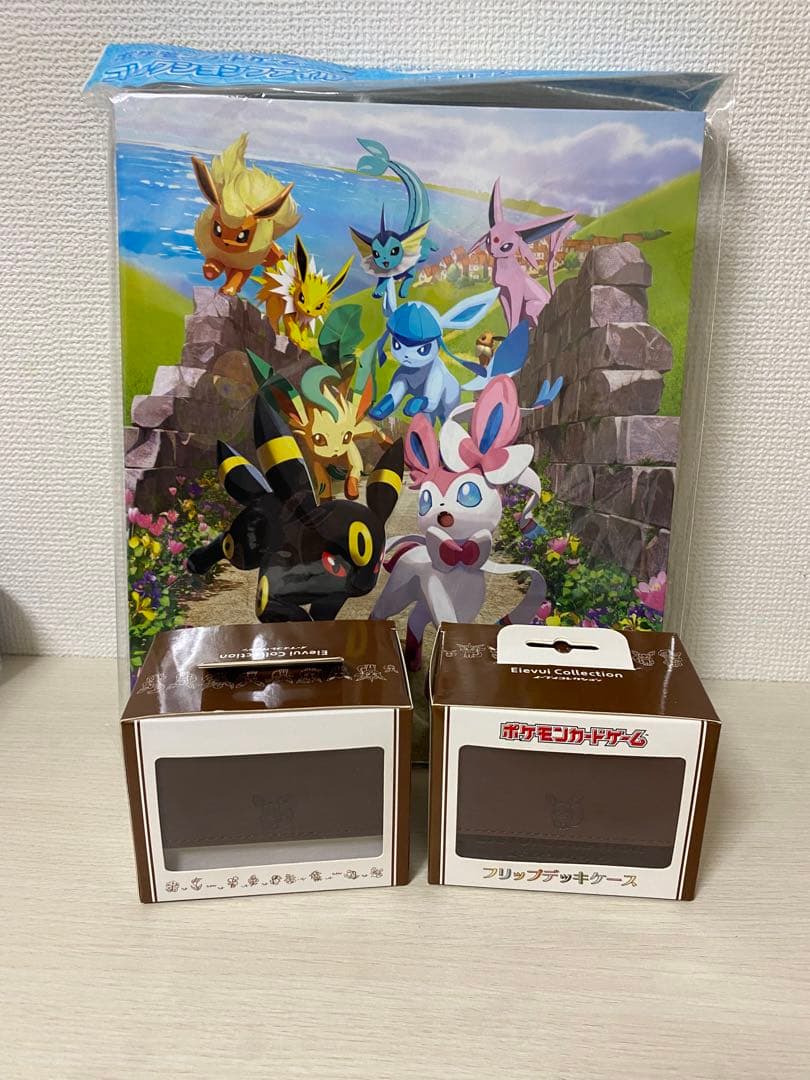 ポケモン イーブイコレクション コレクションファイル・フリップデッキケース×2