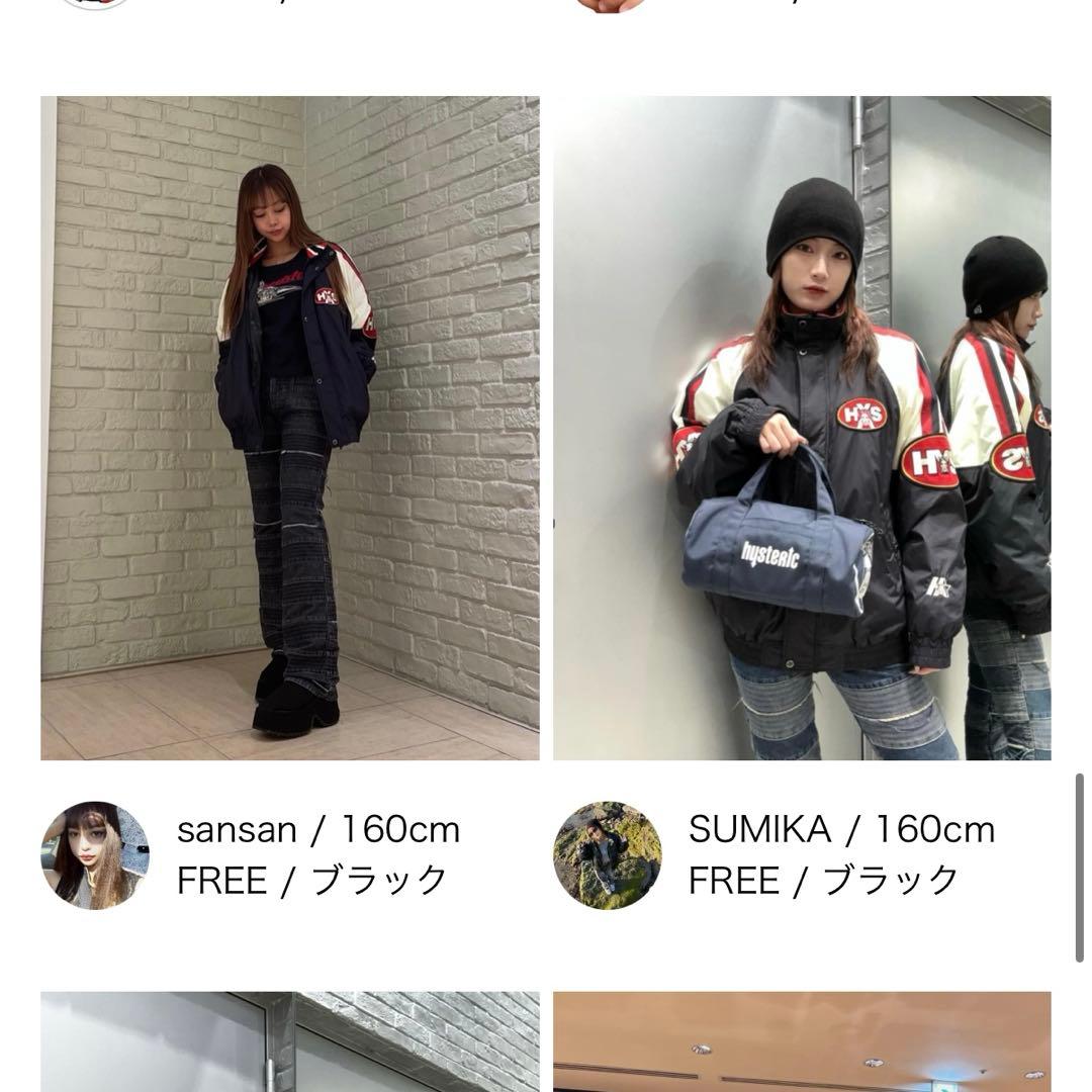 HYSTERIC GLAMOUR EVIL STAR ワッペンジャケットブルゾン