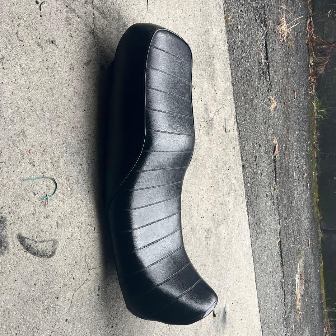 バイクシート ブラック xjr1200 xjr1300タックロールシート