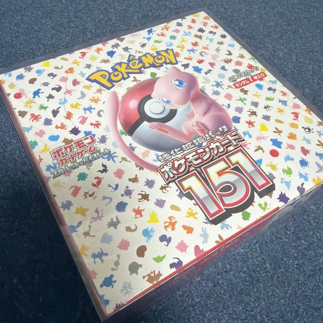 ポケモンカード151 box シュリンク付き