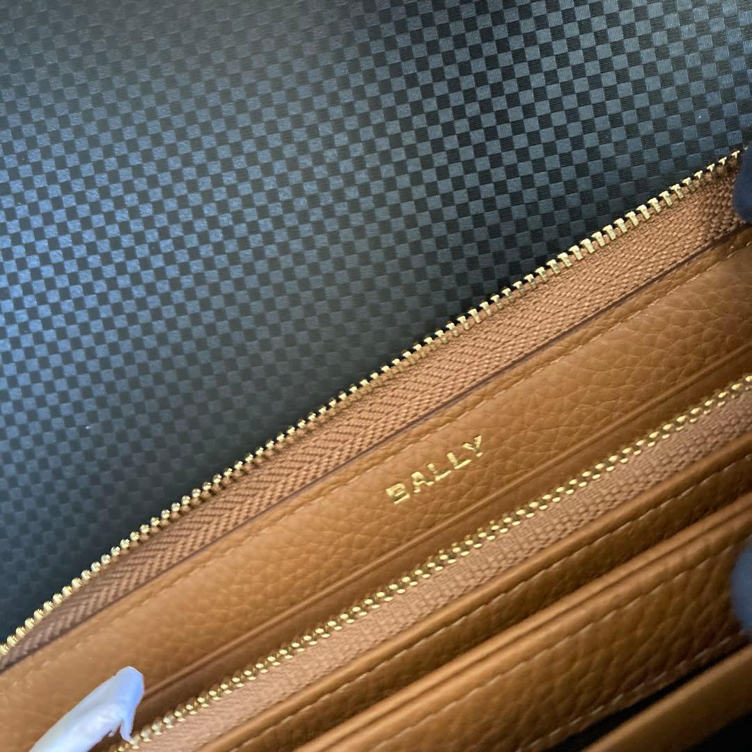 BALLY バリー ラウンド 長財布 ペナント 未使用 ブラウン 6305294