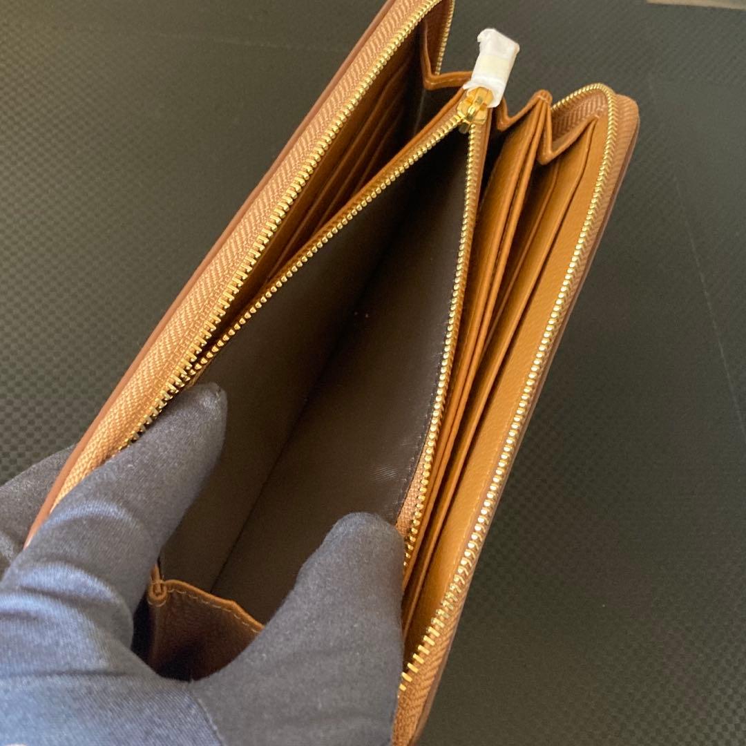 BALLY バリー ラウンド 長財布 ペナント 未使用 ブラウン 6305294