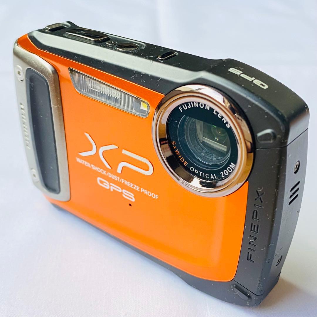 富士フイルム FinePix XP150 オレンジ デジカメ 中古 動作確認済み