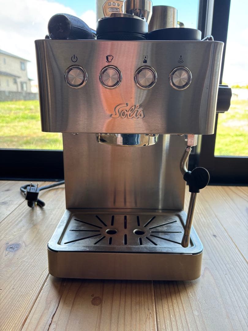 Solis ソリス　エスプレッソマシン ステンレス