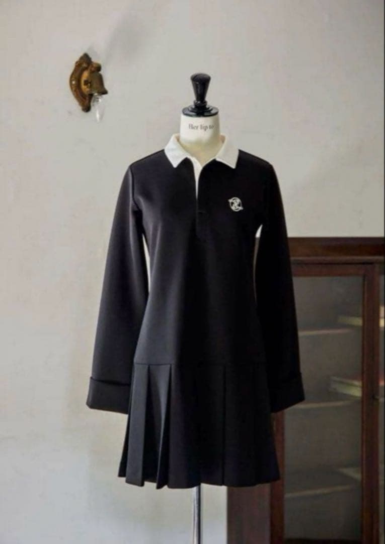Herlipto Polo Pleated Mini Dress Sサイズ