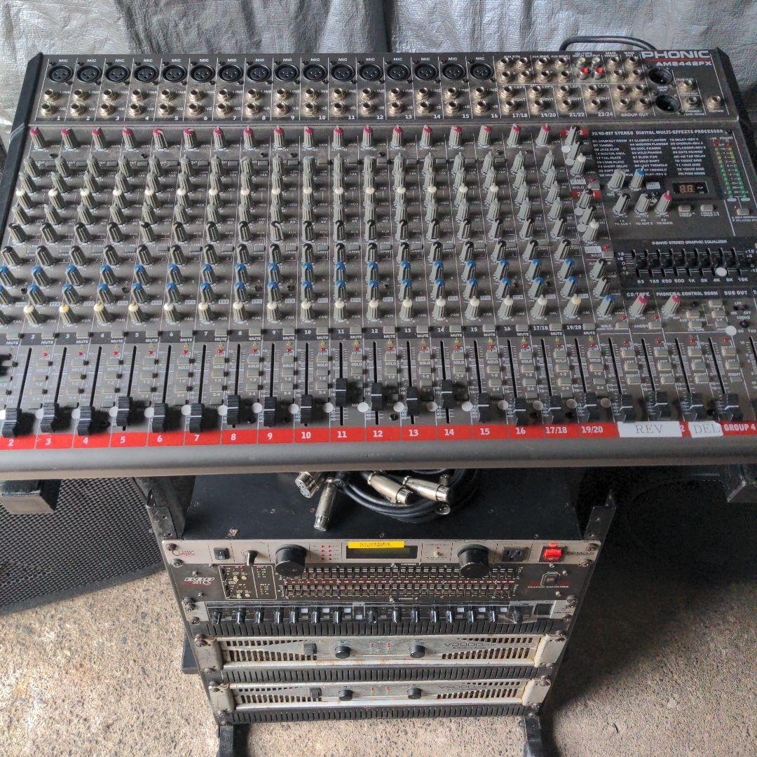 お手ごろ価格☆本格PA機材フルセット【無料配送地域有り】