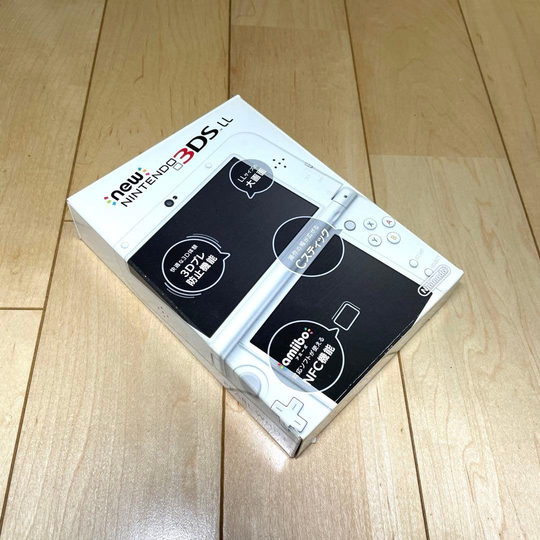 【画面ヤケあり】Newニンテンドー3DSLL パールホワイト