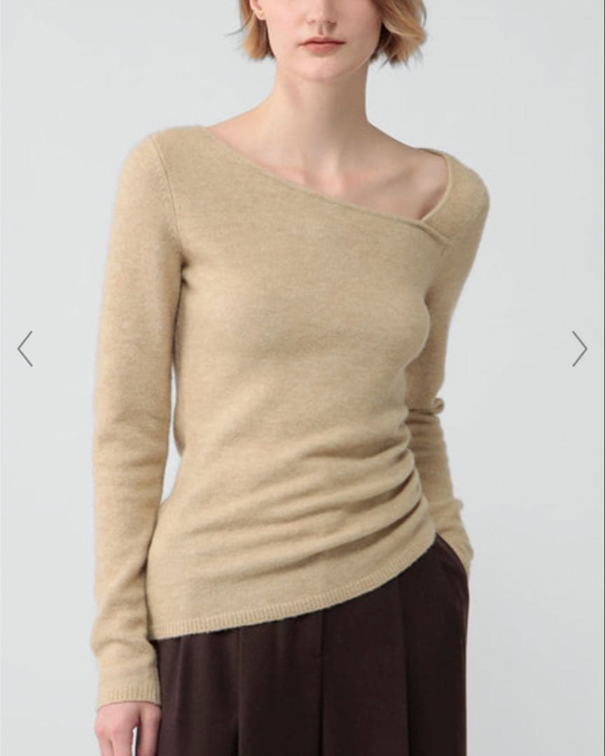 2025年 現行品✨セオリー ニット アシンメトリー カシミヤ 長袖 3.9万