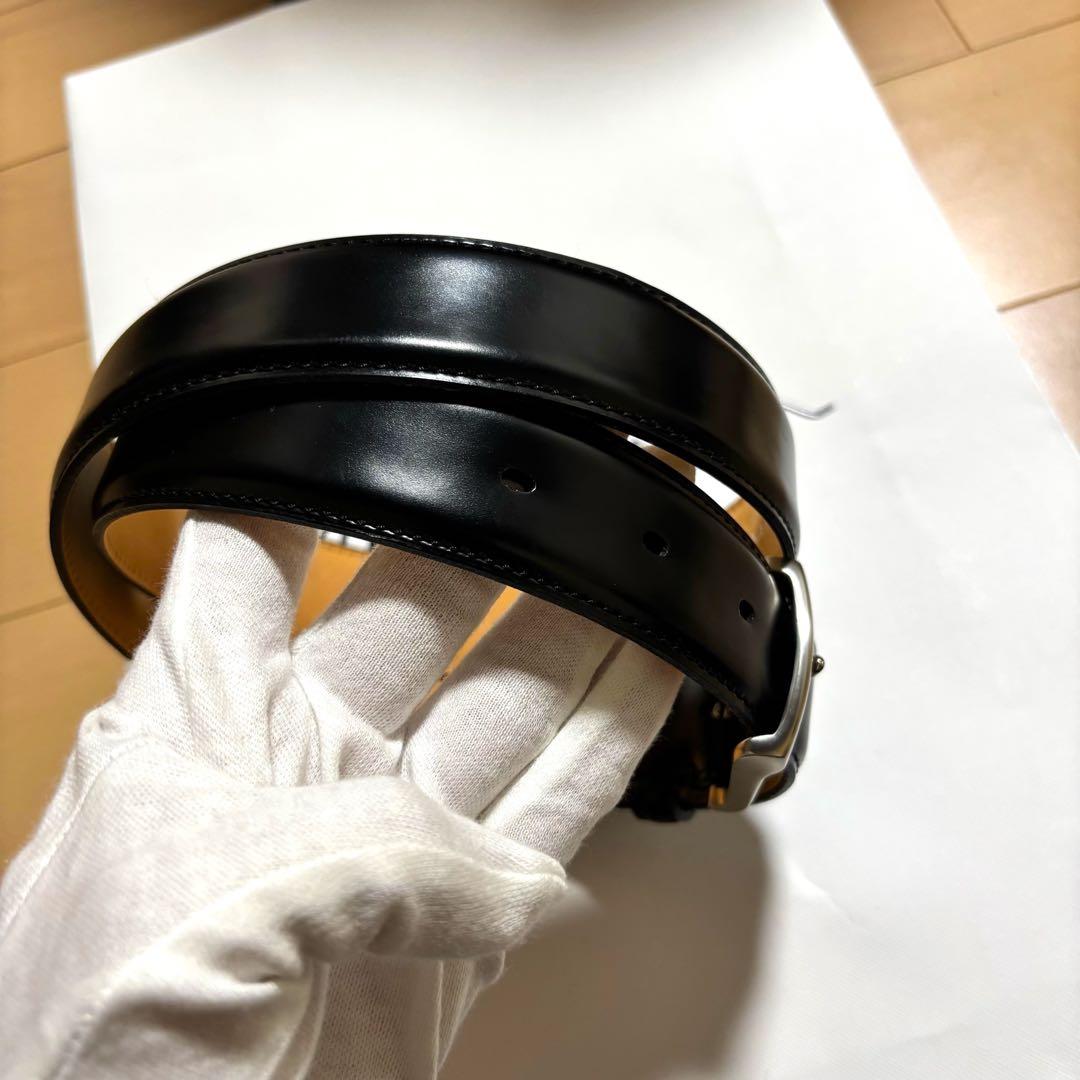 Paul Smith 激レア　シェルコードバン　黒　ベルト　Mサイズ　ブラック