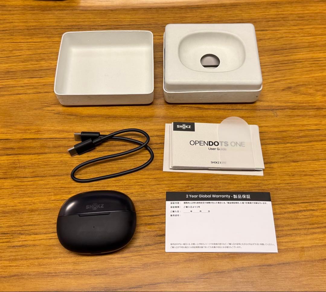 OPENDOTS ONE ワイヤレスイヤホン ブラック