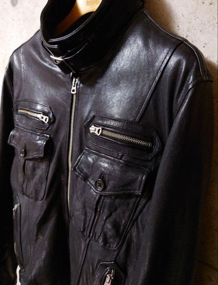 せ*様 【美品】TORNADO MART ゴートレザーシングルライダース