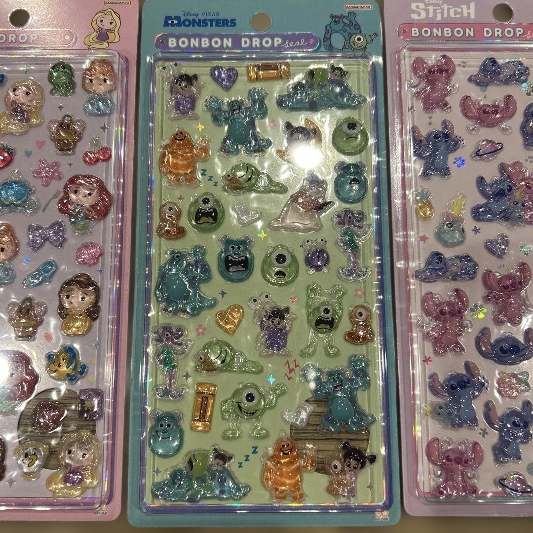 ボンボンドロップシール　ディズニー４種　正規品