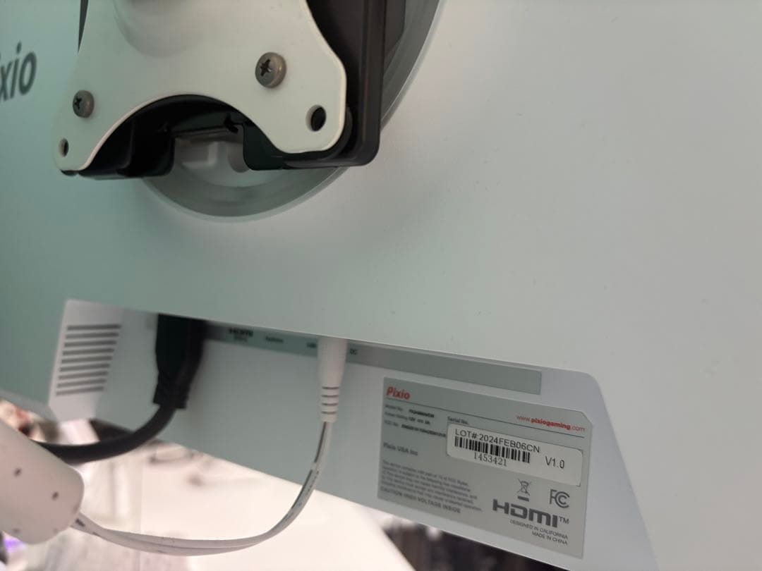 Pixio PX248 Wave Pastel Purple ホワイトカラー