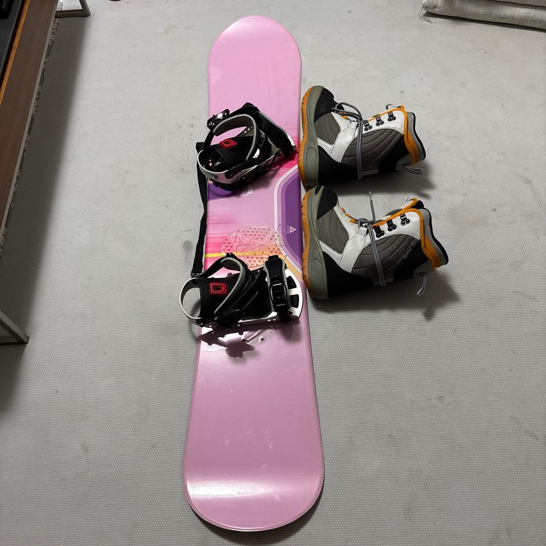 レディース用スノーボードセット