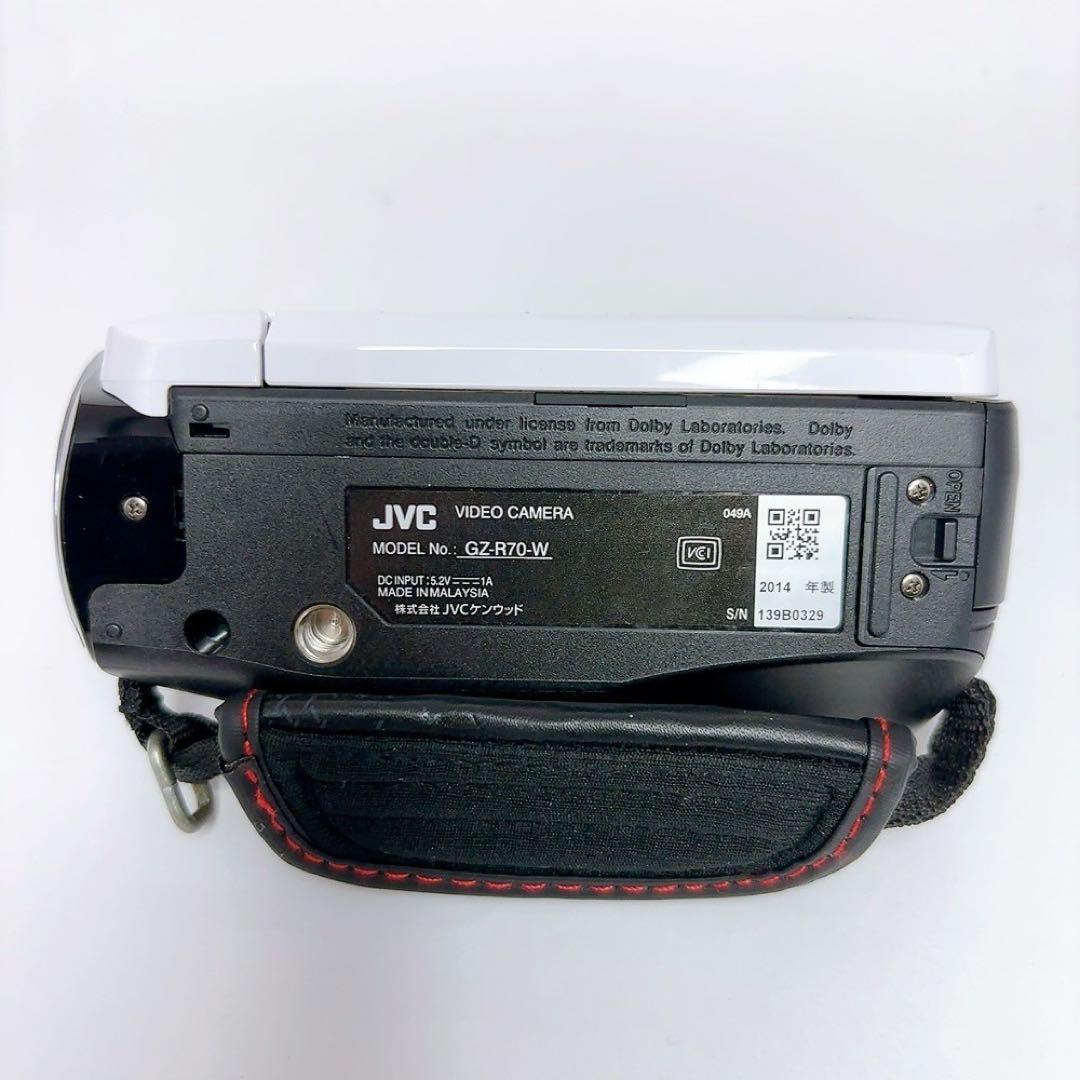 【極美品】JVC Everio GZ-R70-W ビデオカメラ　2014年製