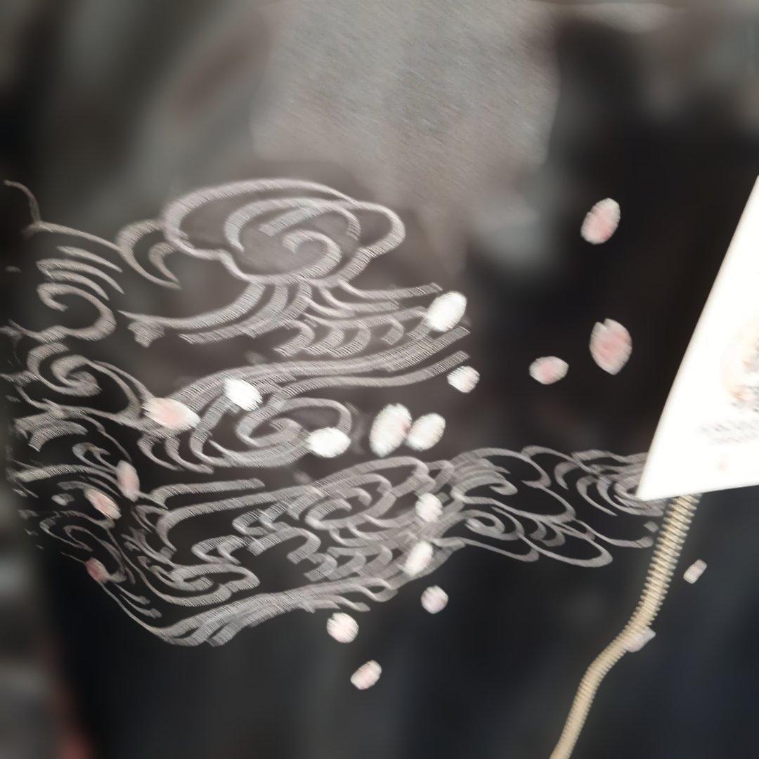 p*e様 絡繰魂 スカジャン 風神雷神 総刺繍　sizeXL