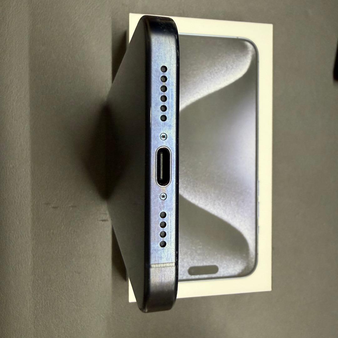 iPhone 15Pro Max【256GB、ブルーチタニウム】