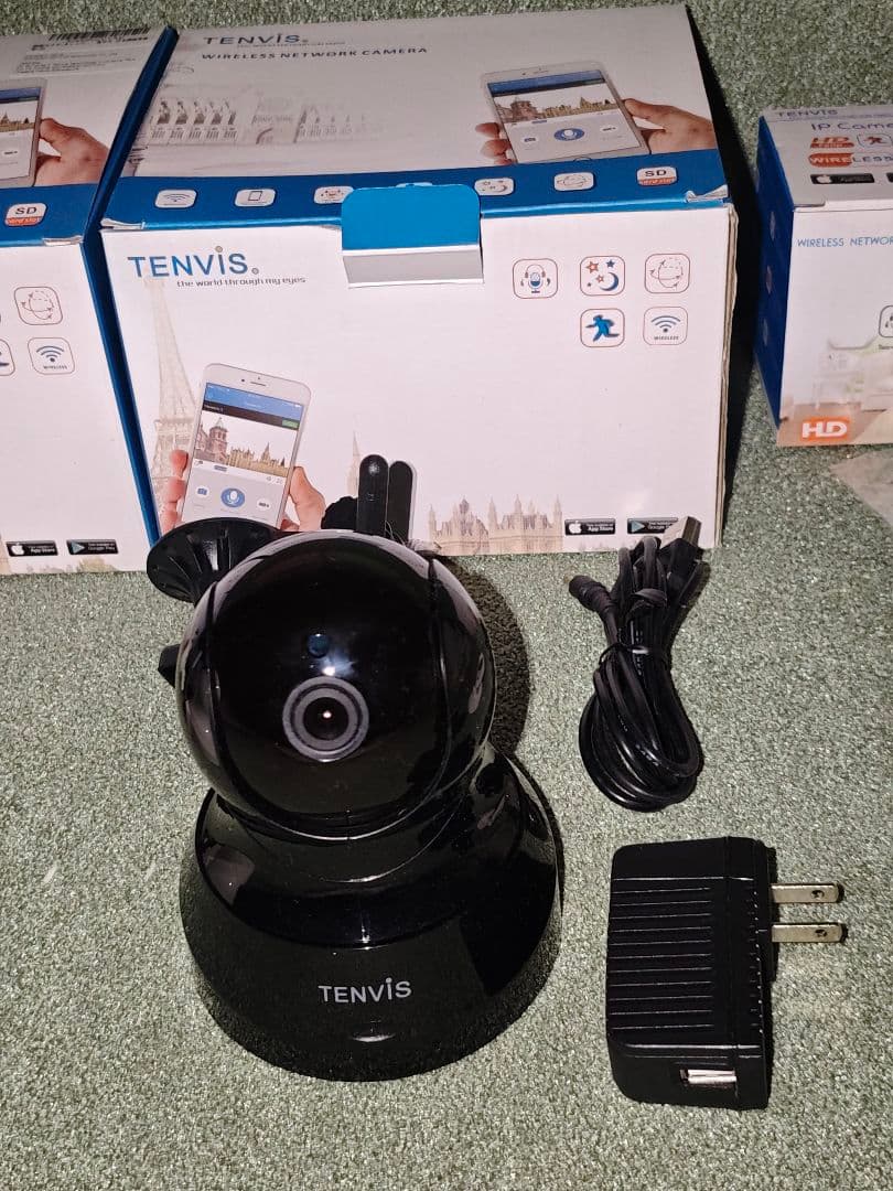 TENVISカメラ3個セット