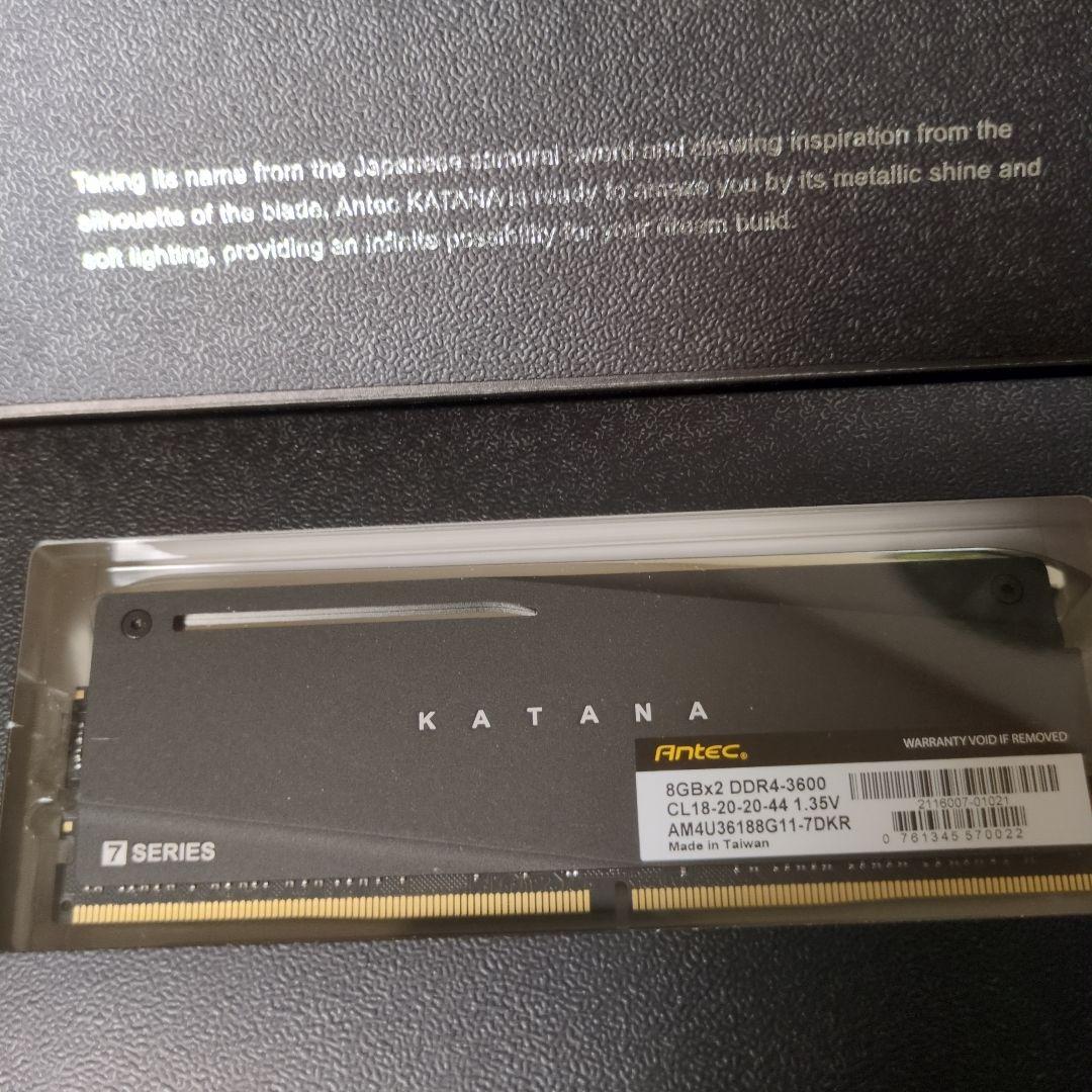 ANTEC 8GB×2枚　DDR4-3600 AM4U36188G11-7DKR