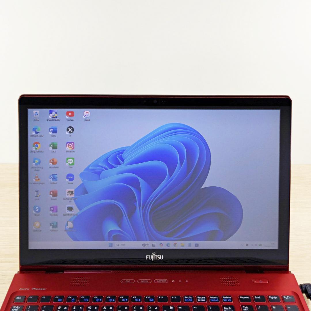 Corei7☆SSD256GB☆ブルーレイ Win11 ノートパソコン カメラ付