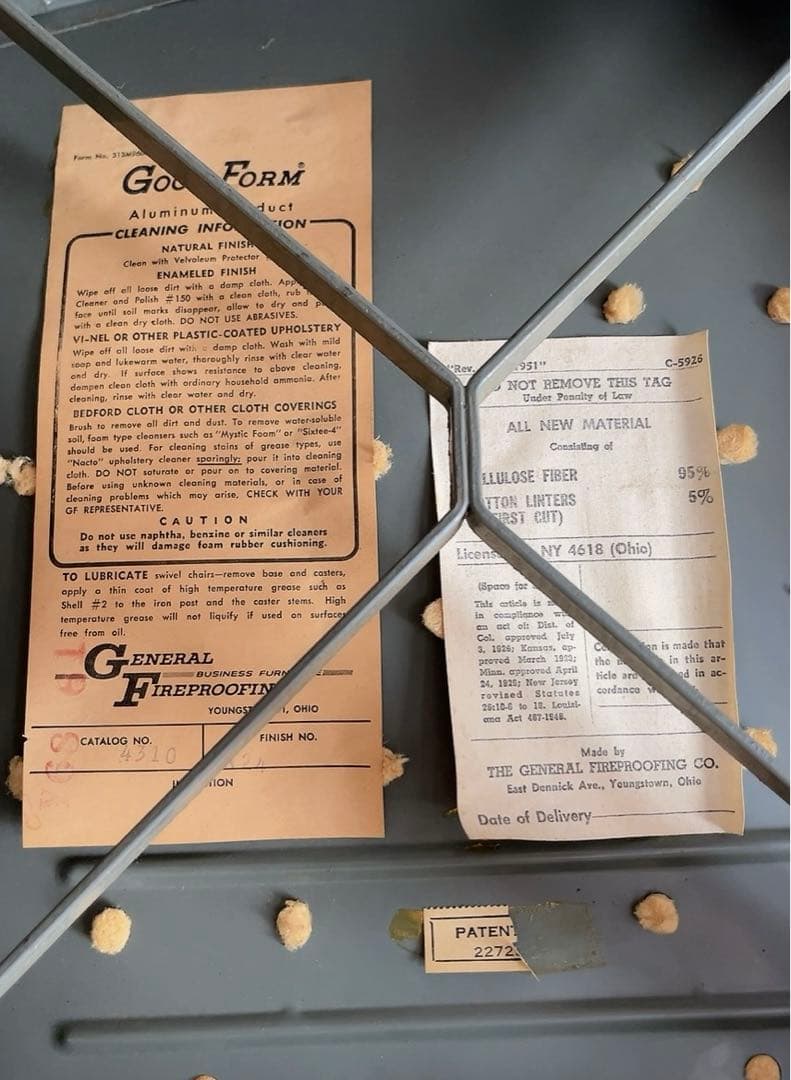 1950’s ヴィンテージ Good Form社製 オシャレ アルミチェア