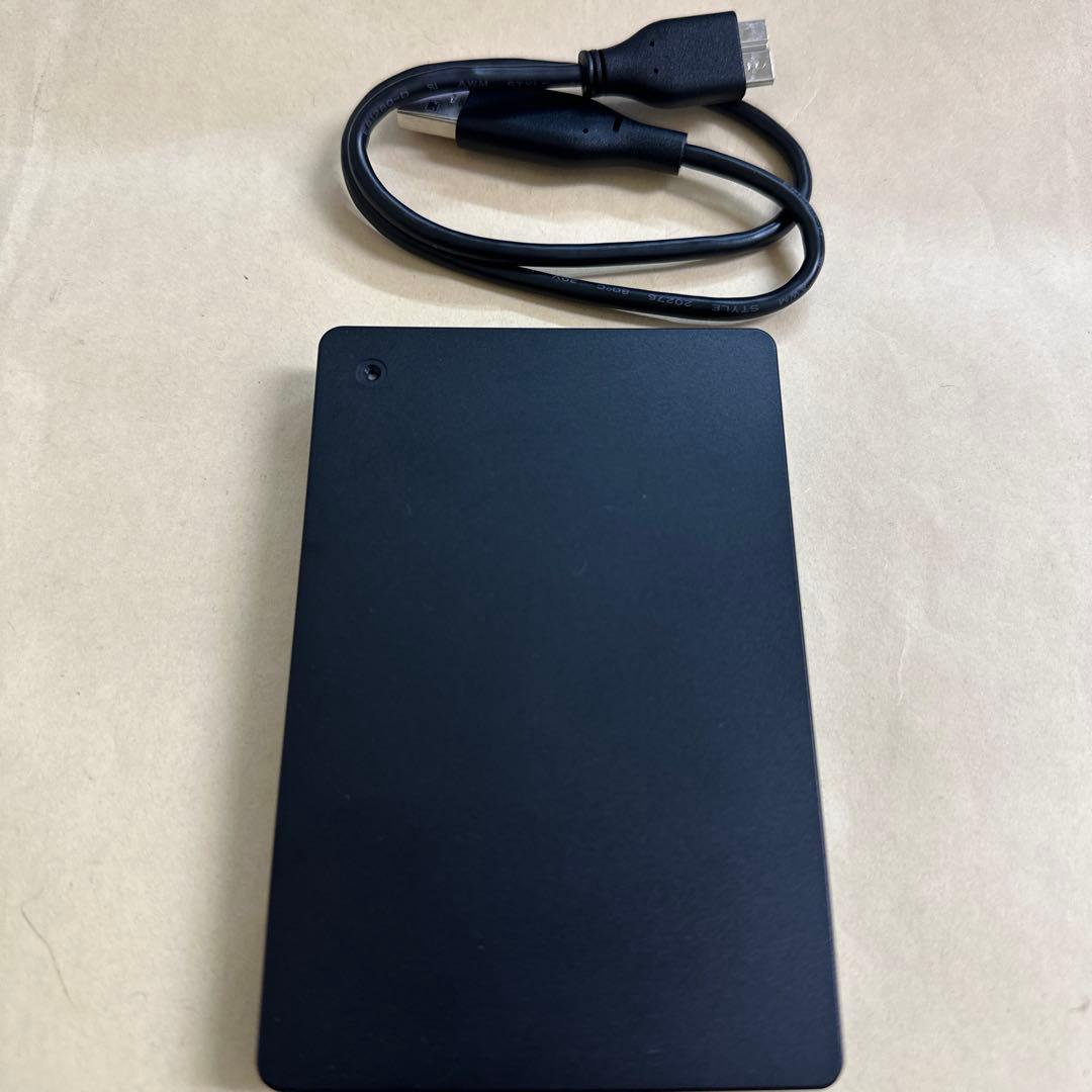 ②2TBテレビ録画PS5windowsPCMac用ポータブルHDD-USB3.1