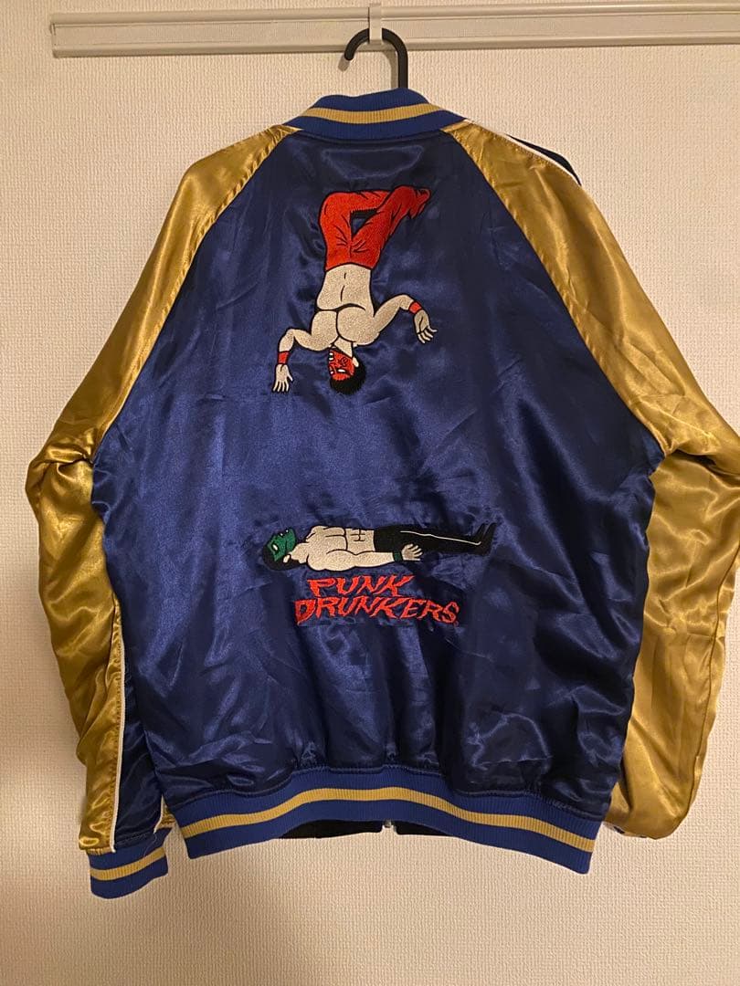 ［PDSxGreatMUTA］グレート・ムタ スカジャン / BLUE