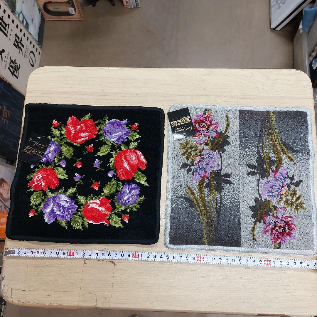 アーンジョー ハンカチ 花柄 10枚 未使用 長期保管品 多少の傷 汚れあり