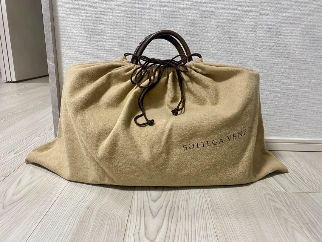 極美品 ボッテガヴェネタ カバ MM ブラウン　レザーバッグ カセット アルコ